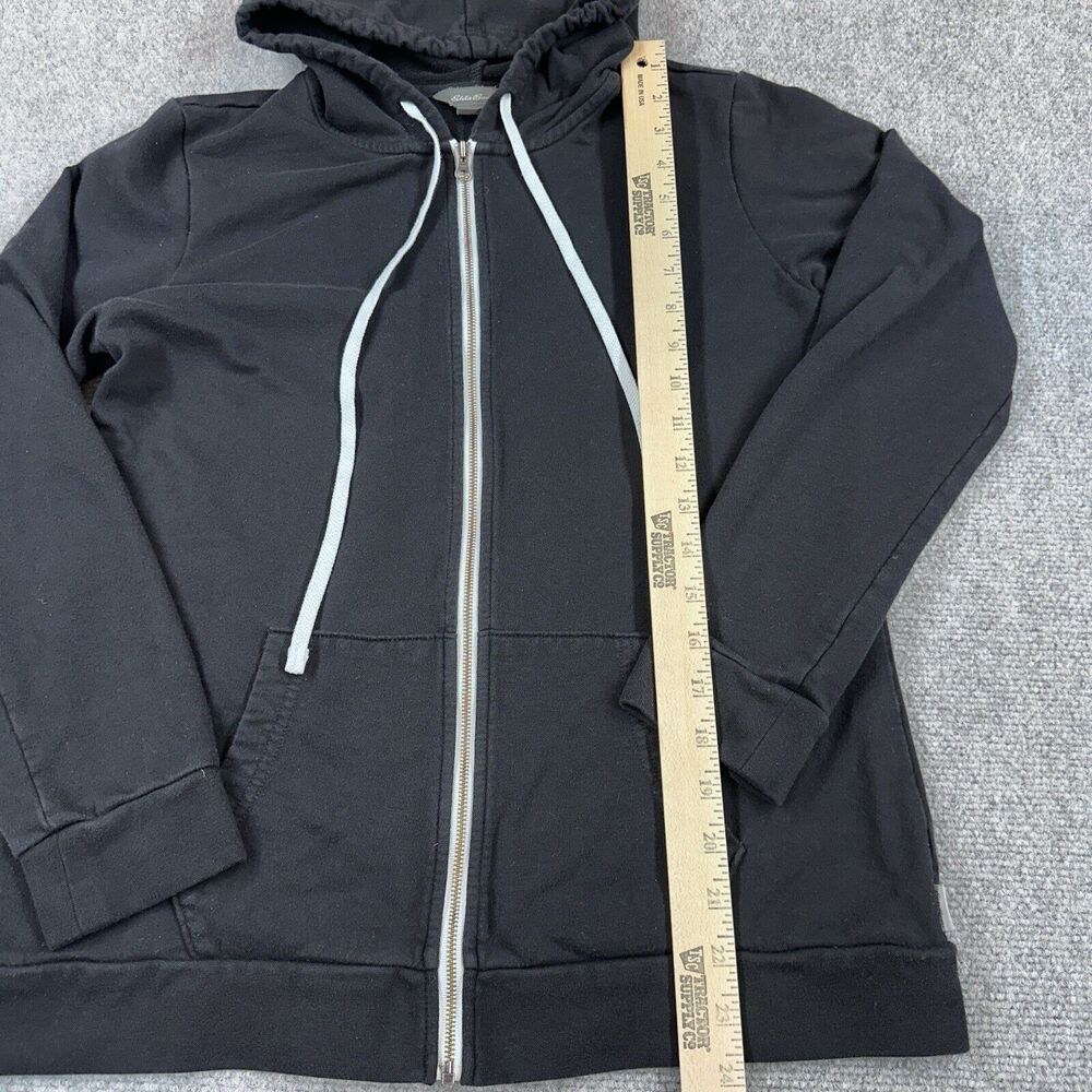 Eddie Bauer Jacket Womens Size Small Full Zip Hoodie Long Sleeve Outdoor Black - Picture 2 of 9